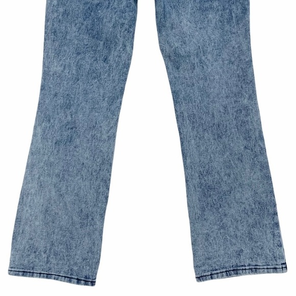 Diane Gilman DG2 Boot Cut Mid Rise Super Stretch Acid Wash Blue Jeans Si… - Picture 8 of 14
